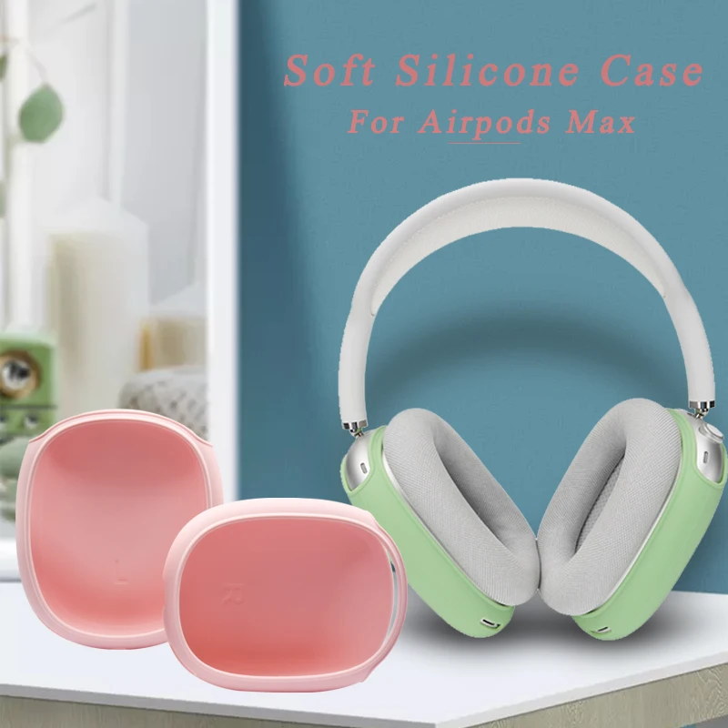 
Shockproof Anti-scratch Protective Case For Airpods Soft Silicone Case Cover for Airpods Max 
