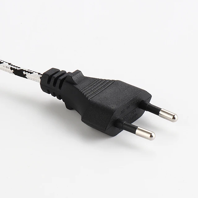 Hot Sale VDE  European Standard 2 Core and 303 Switch Flat Cord Wire Set with Popular Product