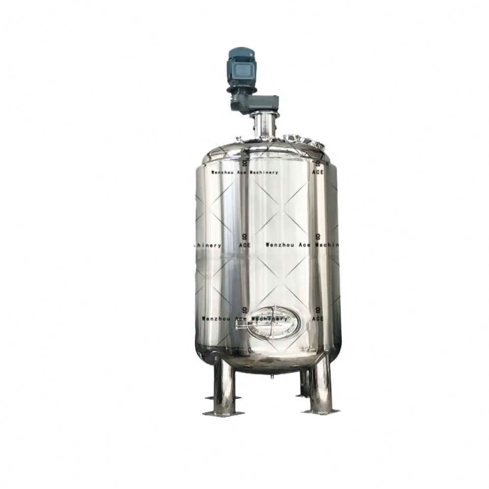 1000L Food Grade Mixing Tank Mixer For Mayonnaise Ketchup And Sauces With Homogenizer Emulsifier Machine