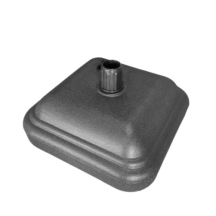 Best quality 12L PE shell injection with water plastic parasol base for beach garden outdoor umbrellas