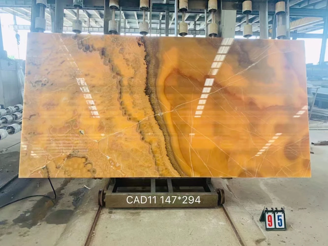 Orange Onyx Slab