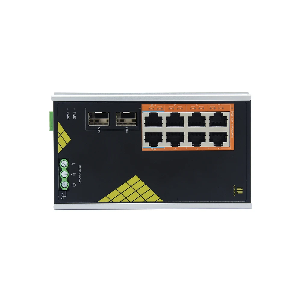 Industrial 8 Port Gigabit Unmanaged PoE Switch