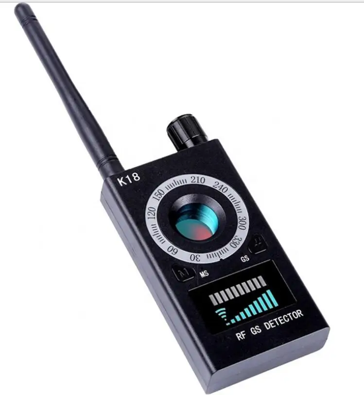 
Hot Sale Anti camera RF Detector Camera Finder Bug Detector Upgraded RF Signal Detector K18 