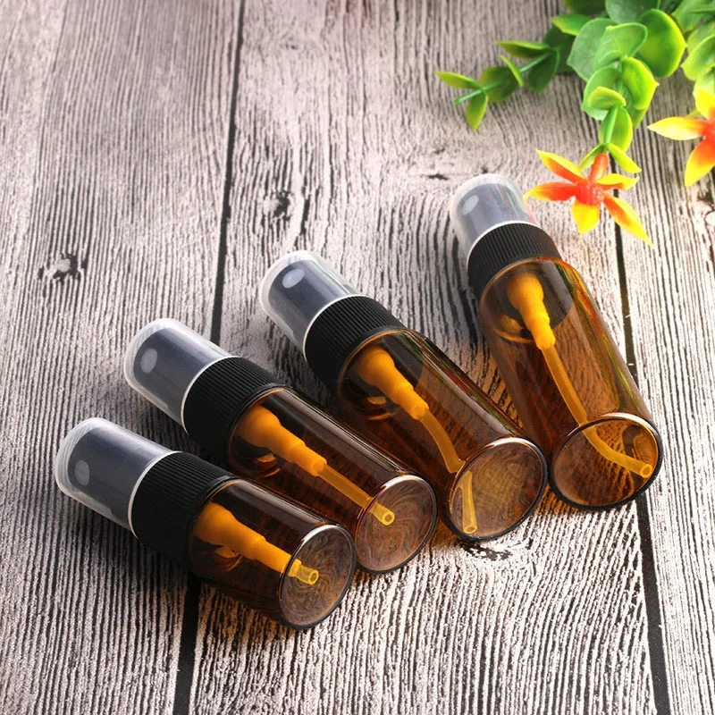 5ml 10ml 15ml 20ml  amber glass spray bottle 1/3 oz refillable perfume atomizer 10cc parfum fragrance bottles