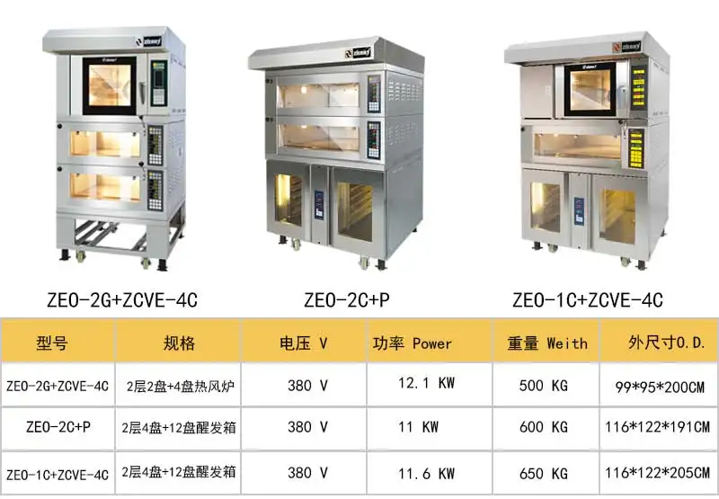 
2 deck 2 tray classic and 4 tray convection steam hot air deck oven 