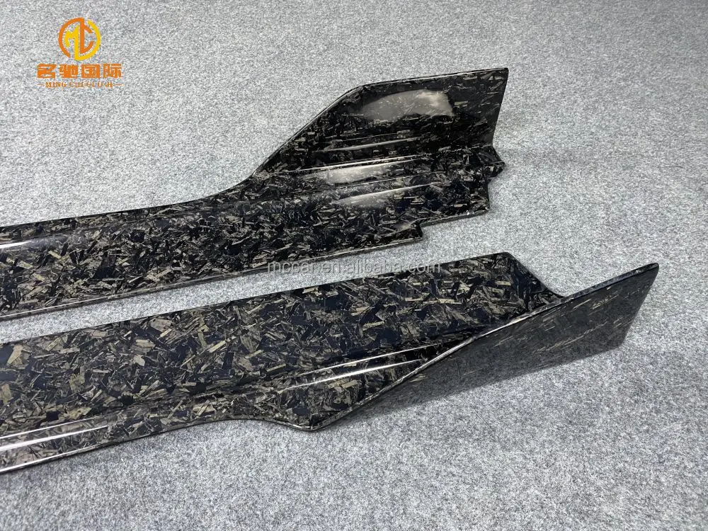 For Lamborghini Huracan LP580 LP610 Side skirts Forged carbon fibre V style car Side skirts kit