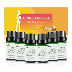 New ginger oil Ginger essential oil to remove abdominal fat body massage aromatherapy diffuser