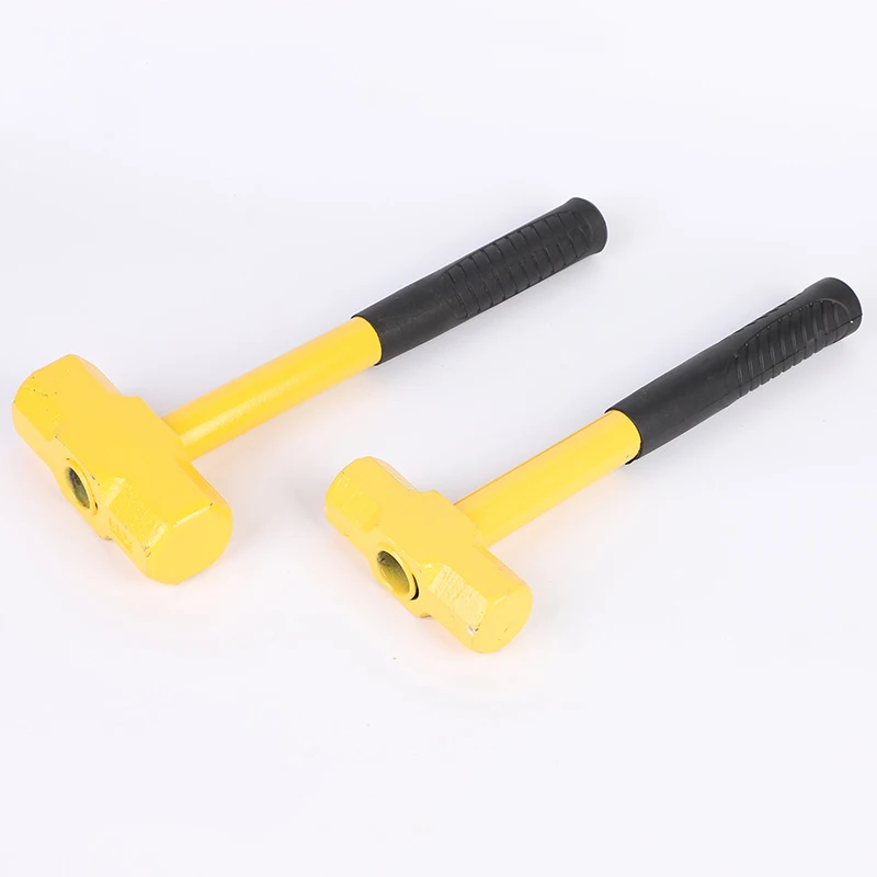 China Factory Price Supply Drop forged 3lb Octagonal Sledge Hammer With Fiberglass Handle or Wooden Handle