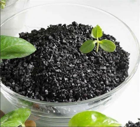 Cheap Organic Fertilizer Water soluble humic acid from leonardite Cas 1415-93-6 Humic acid powder for soil for sale