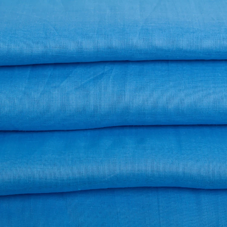 Ramie Fabric for Garments Manufacturer Wholesale Ramie Soft Breathable Summer Textile for Making Dress Shirts Clothing