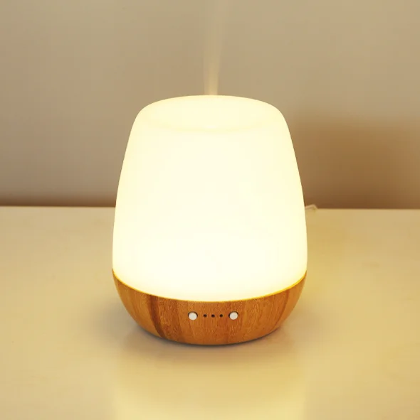 SOICARE 180ml Bamboo Glass Aromatherapy Ultrasonic Essential Oil Diffuser