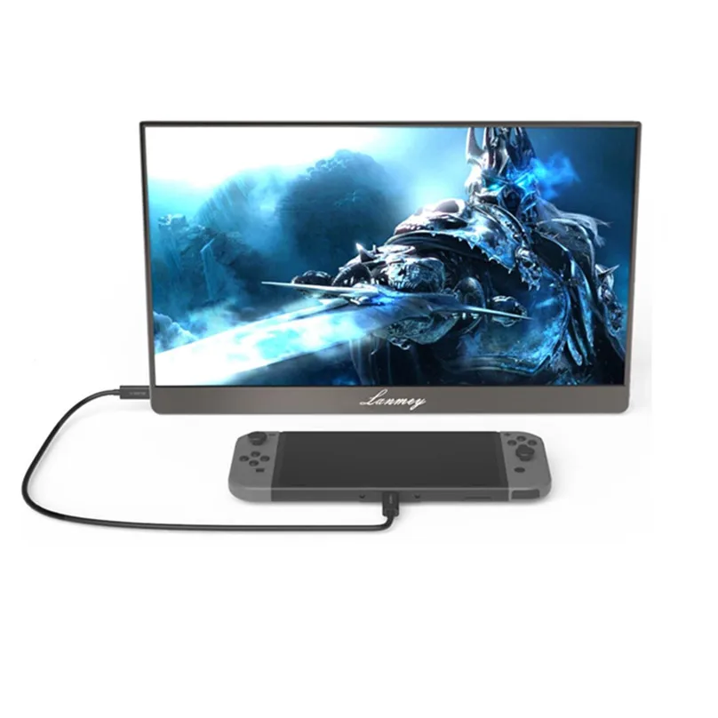 OEM 15.6 inches portable monitor  portable game monitors for PS5 Nintendo SWITCH Xbox Series X game