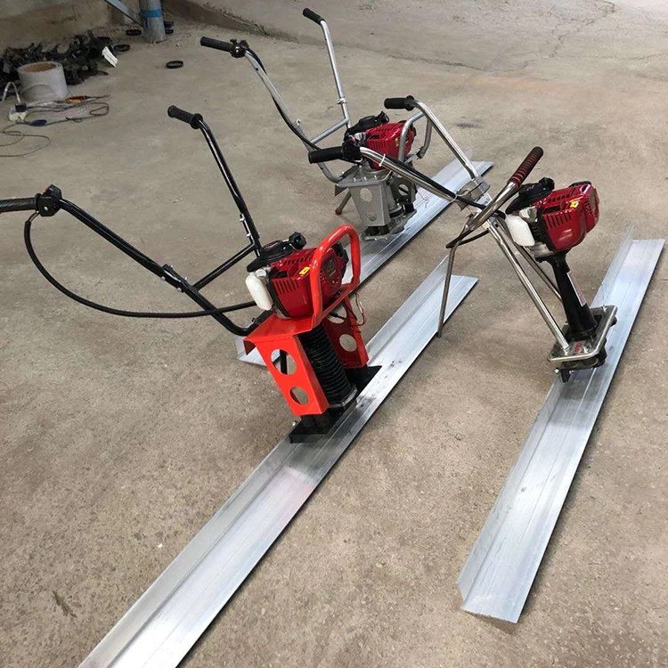 Hand-Held Gasoline Electric Vibrating Ruler For Concrete Pavement Vibrating Scraper