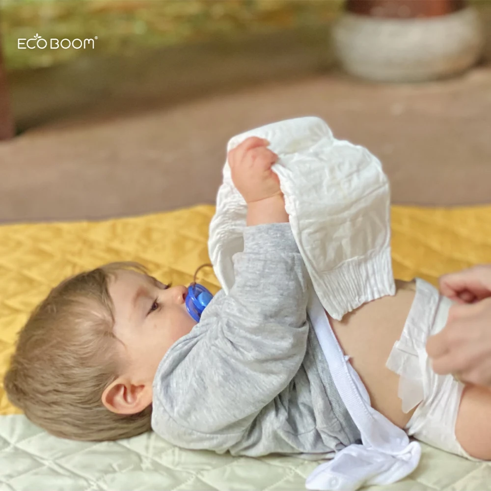 OEM ODM Cotton soft disposable baby diaper from China manufacturer L size