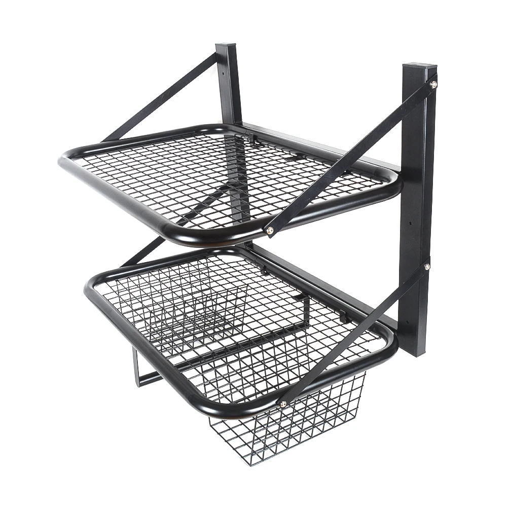 Прочная и твердая полая настенная вешалка может удерживать шлемы и проволочные стеллажи для одежды