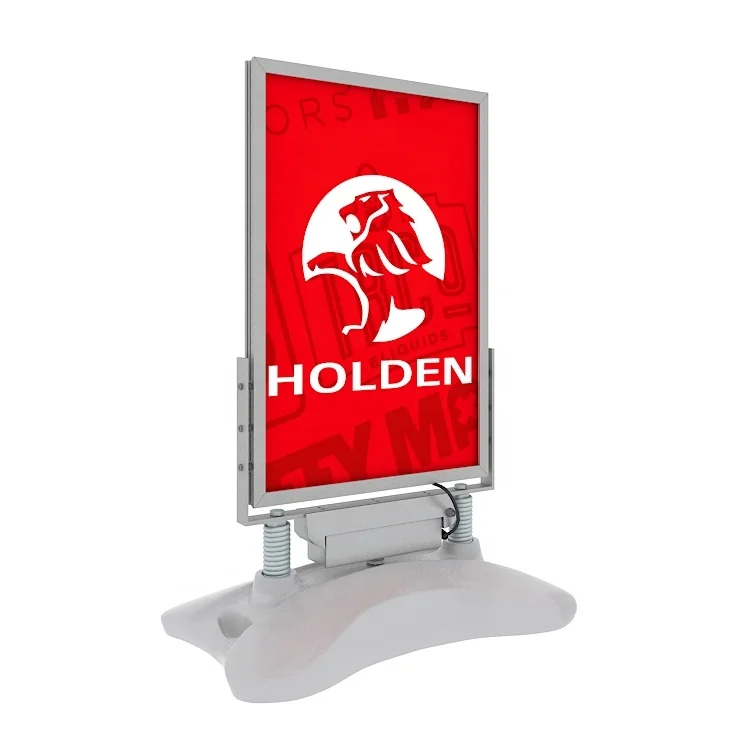 Уличная переносная двухсторонняя алюминиевая рама для водной подачи дорожного