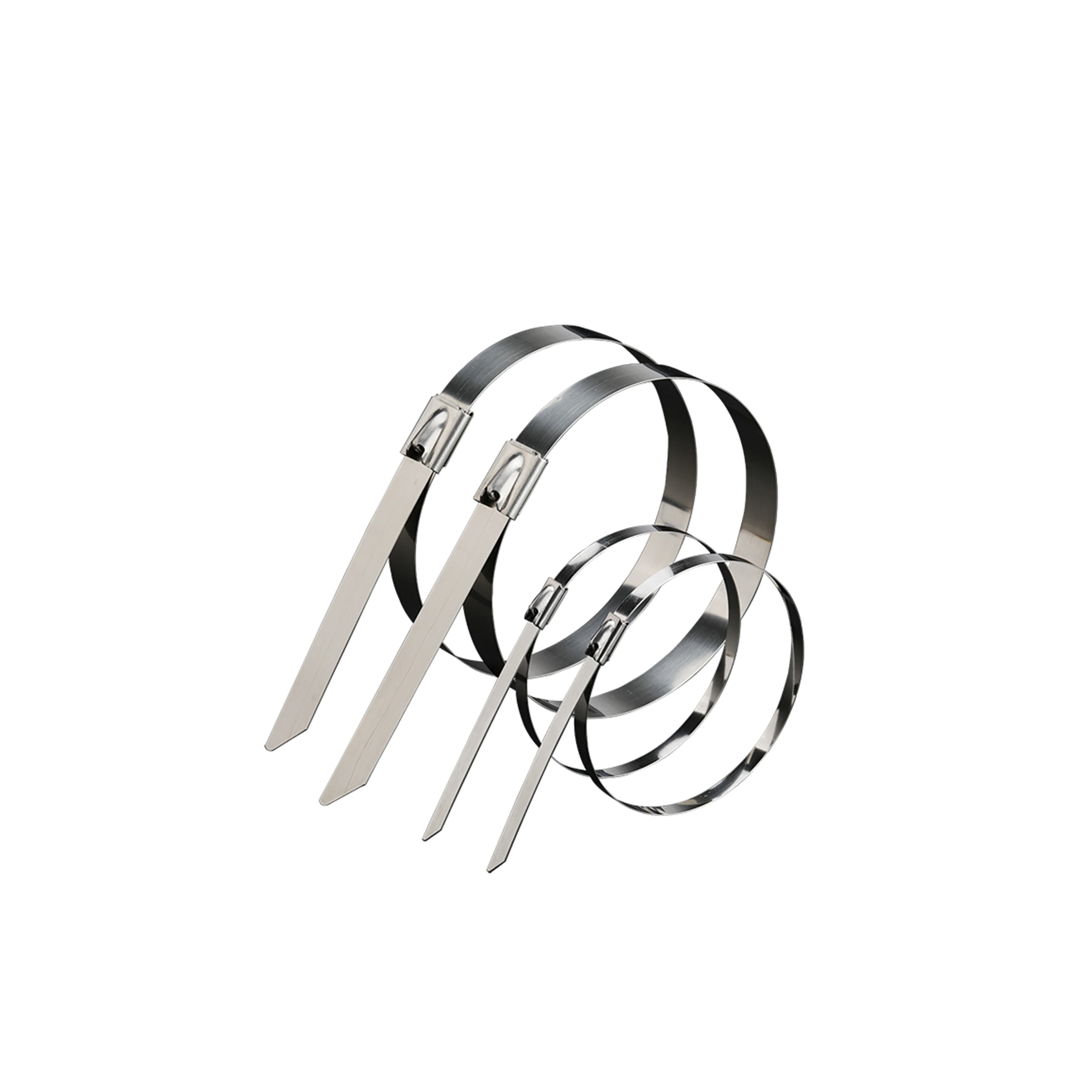 Top Quality Reusable Stainless Steel Cable Tie Best Seller Factory  304 316 Ball Lock