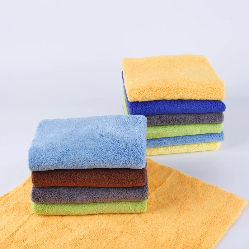 Microfiber towel 500GSM wash magic clay for washing Coral Velvet Car Towel