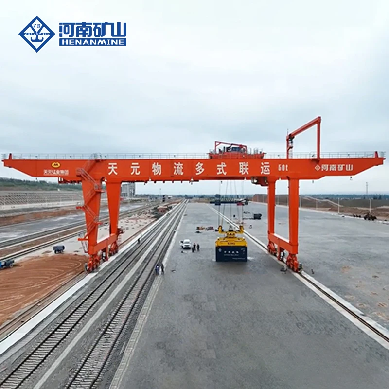 35Ton 40.5Ton RMG Type Double Beam Container Gantry Crane Yard Crane
