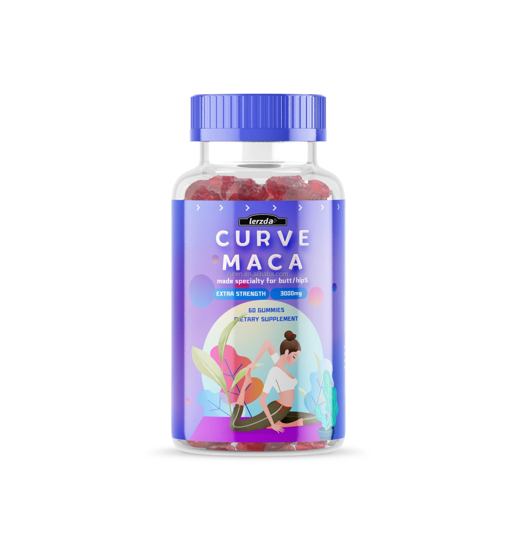 Оптовая продажа увеличенные ягодицы Gummies MACA Органическая грудь большая бустер мармеладки