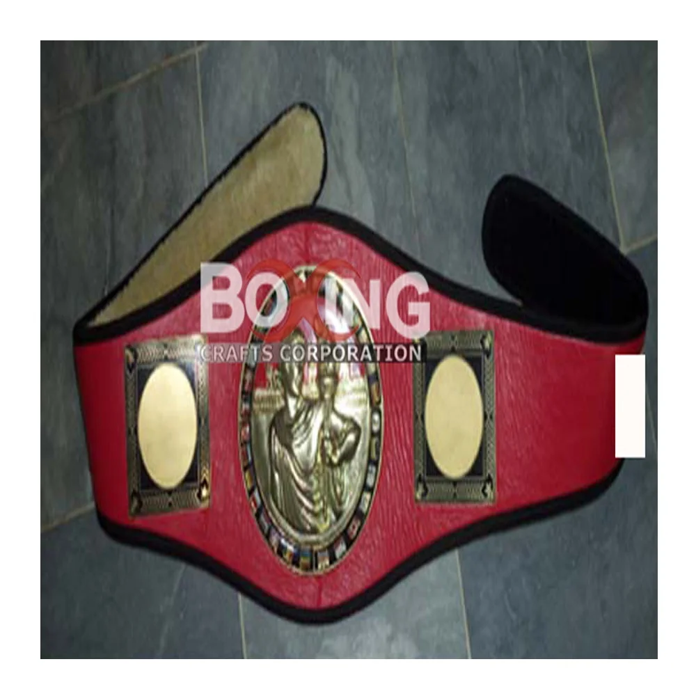 judo kendo aikido grappling championship Belt Gold plated shiny metal & pure leather boxing tournaments