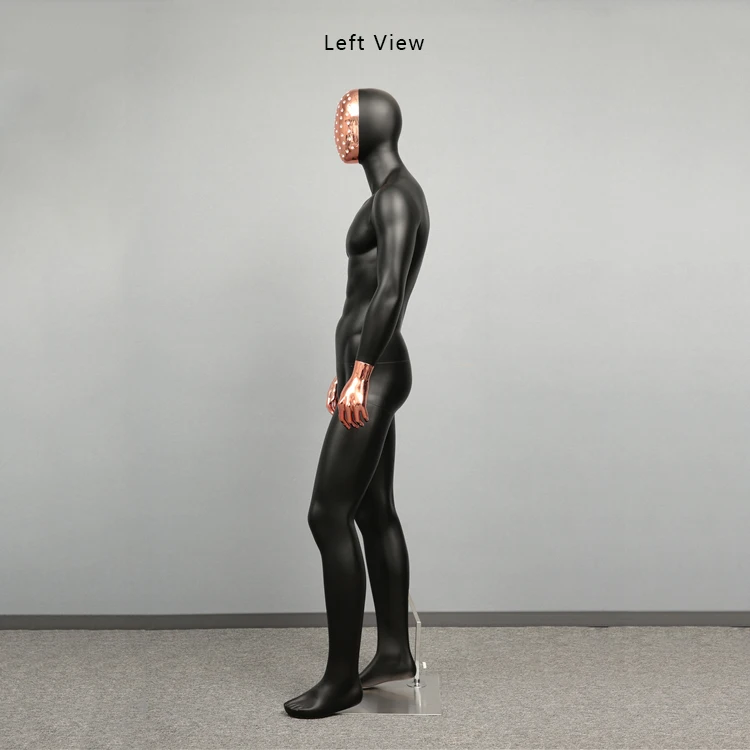 Full-body Men Model Wholesale Male Torso Mannequin Mold Stand Free Custom for Adults Window Display FRP