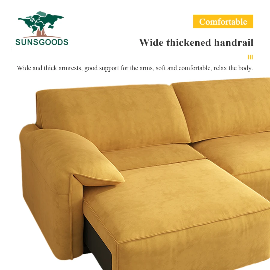 Italian Modern Minimalist Style Fabric Space Saving Multifunction Folding Sofa Bed Set For Hotel Lounge Living Room Furniture