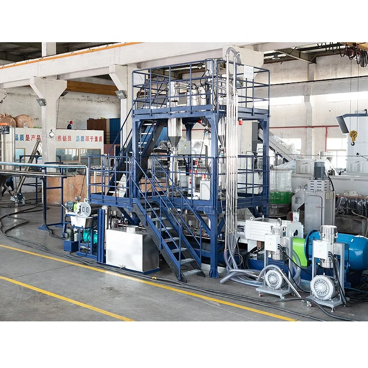 Двухшнековый пластиковый экструдер PP/PE/PET/ABS/PC машина для переработки хлопьев для пластикового гранулятора