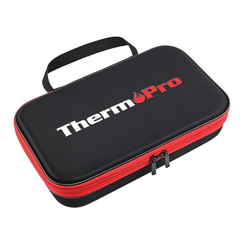 Custom hard shell protective carrying case with foam portable carrying case for wireless remote grill cooking food thermometer