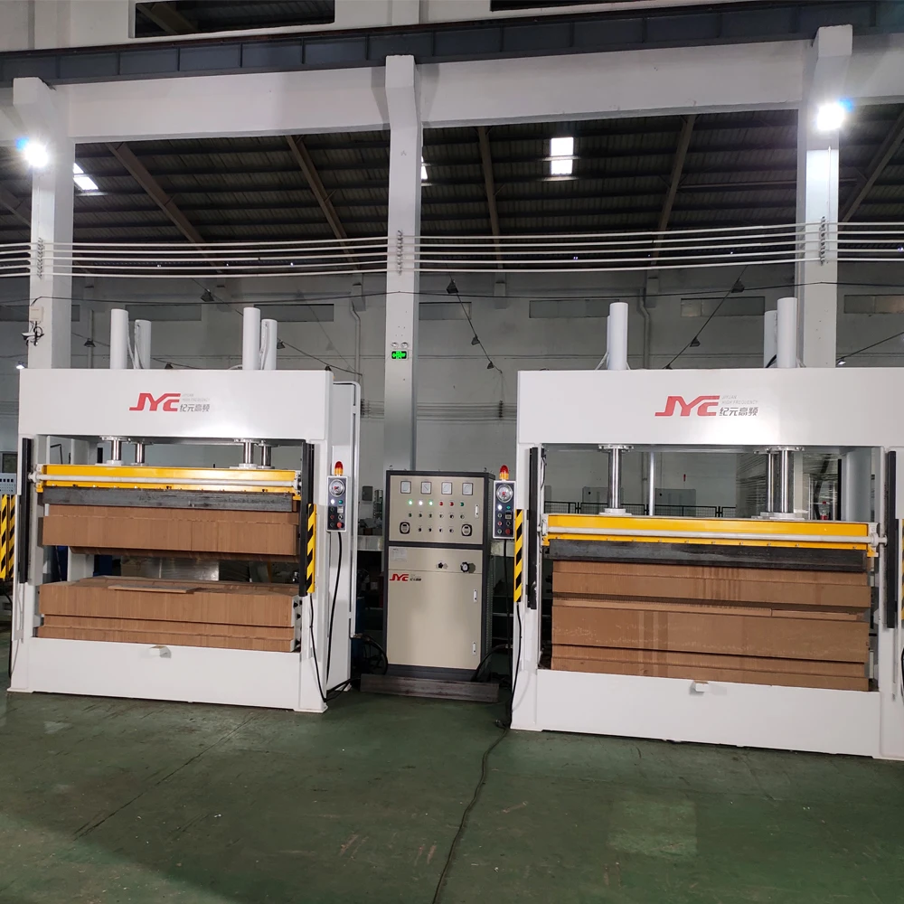 Factory Direct Sale JYC High Frequency Solid Wood Hydraulic Press Steam Bending Machine