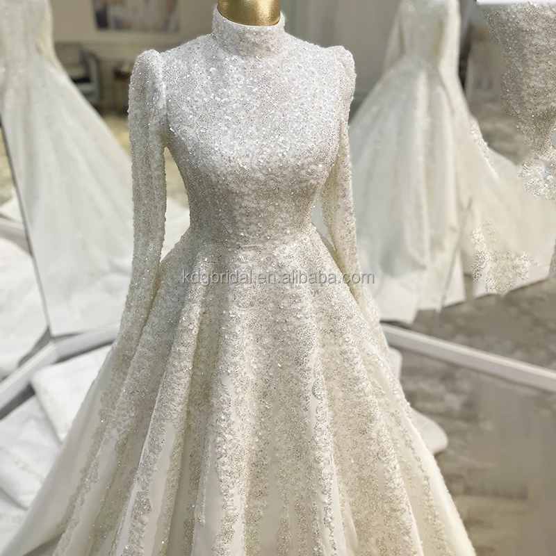 KDG Robe De Mariage Court Ladies Elegant Civil Bridal Made In China Plus Size Party Dresses Rhinestone Dress Ball Gowns Wedding