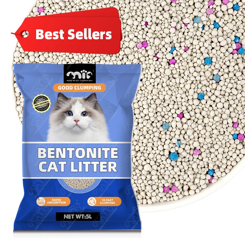 OEM ODM Available High Absorption Low Tracking Easy Scoop Long Lasting Freshness Bentonite Cat Litter