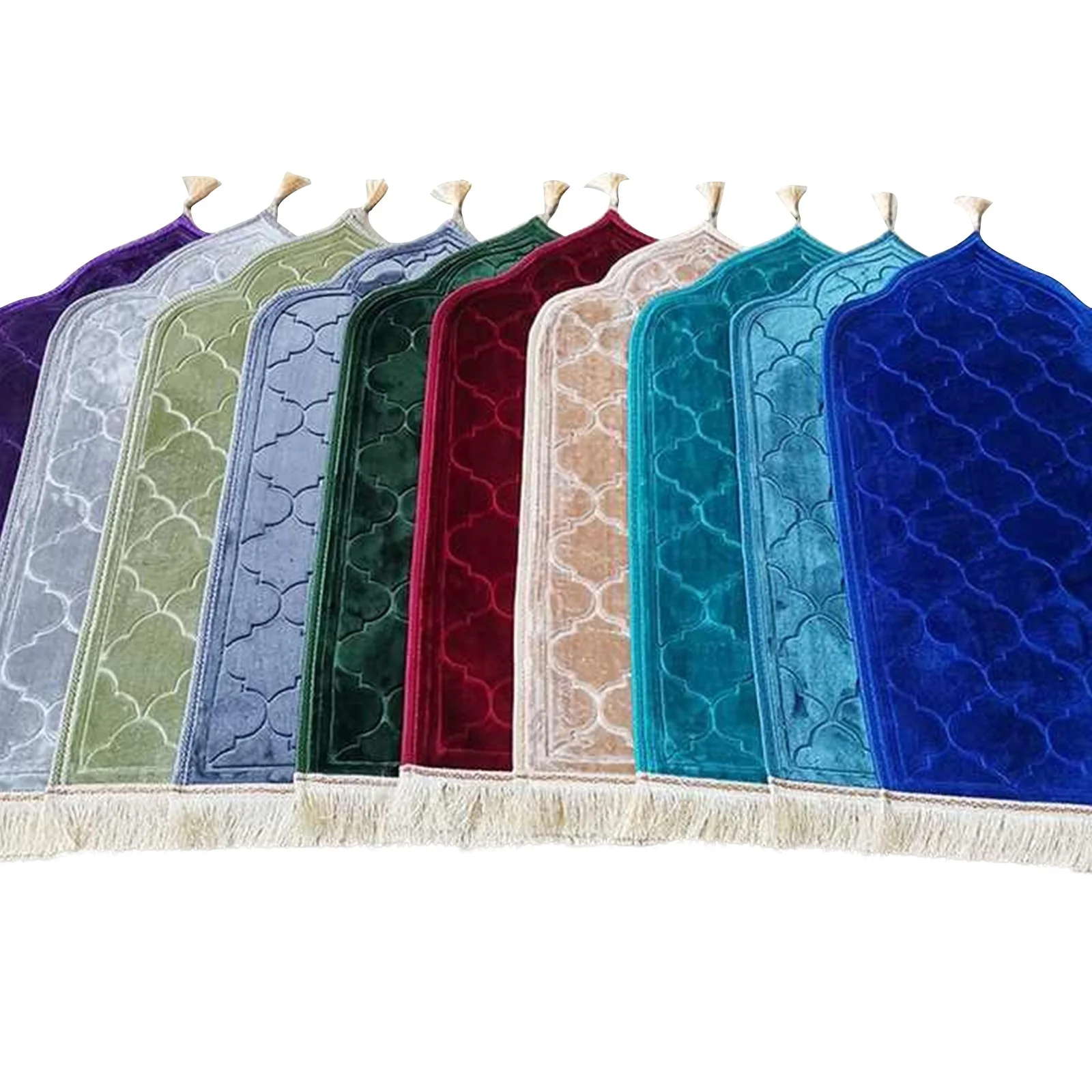 Ourwarm Custom Turkish Memory Foam Sejadah Islamic Gift Set Portable Padded Muslim Prayer Mat