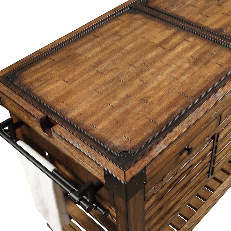 Modern Luxury Space Saving Furniture Home Wood Kitchen Islands & Carts Home Kitchen Cart