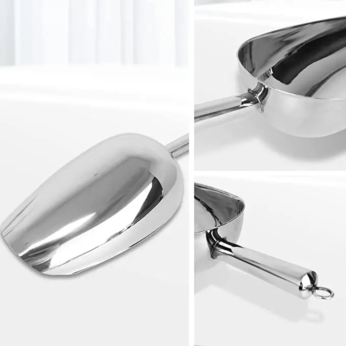 Инструмент для бара с логотипом на заказ лопатка перфорированным ковшом контурной ручкой