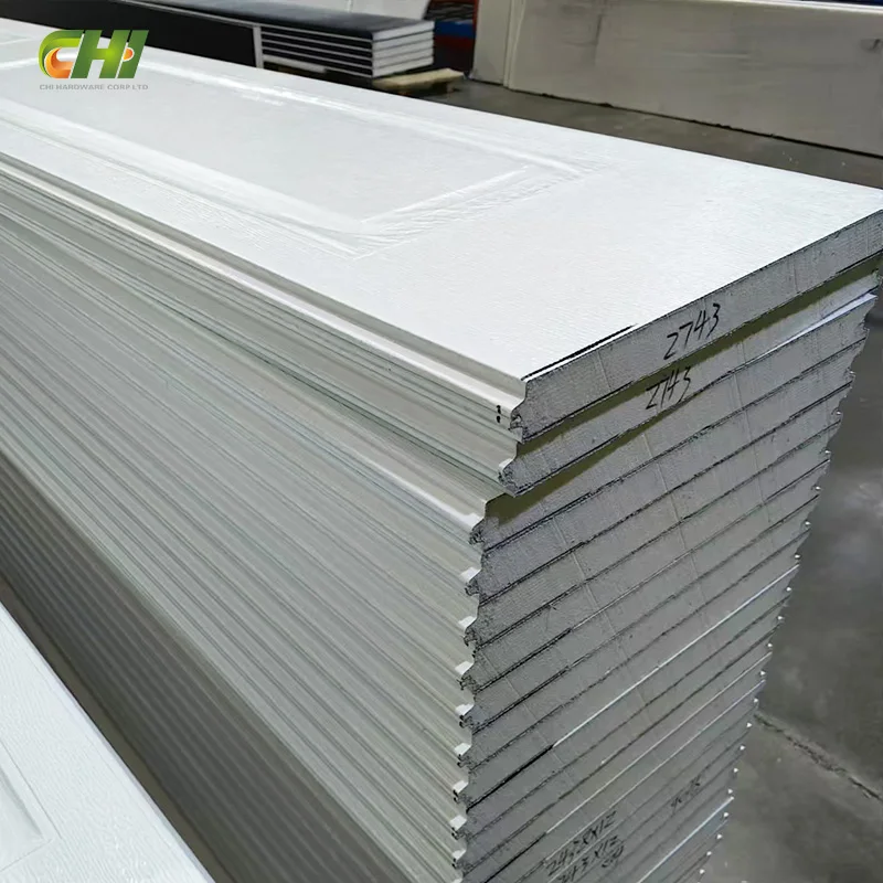 USA Standard Aluminium Sectional Garage Doors Panel Automatic Sandwich Panel For Garage Door