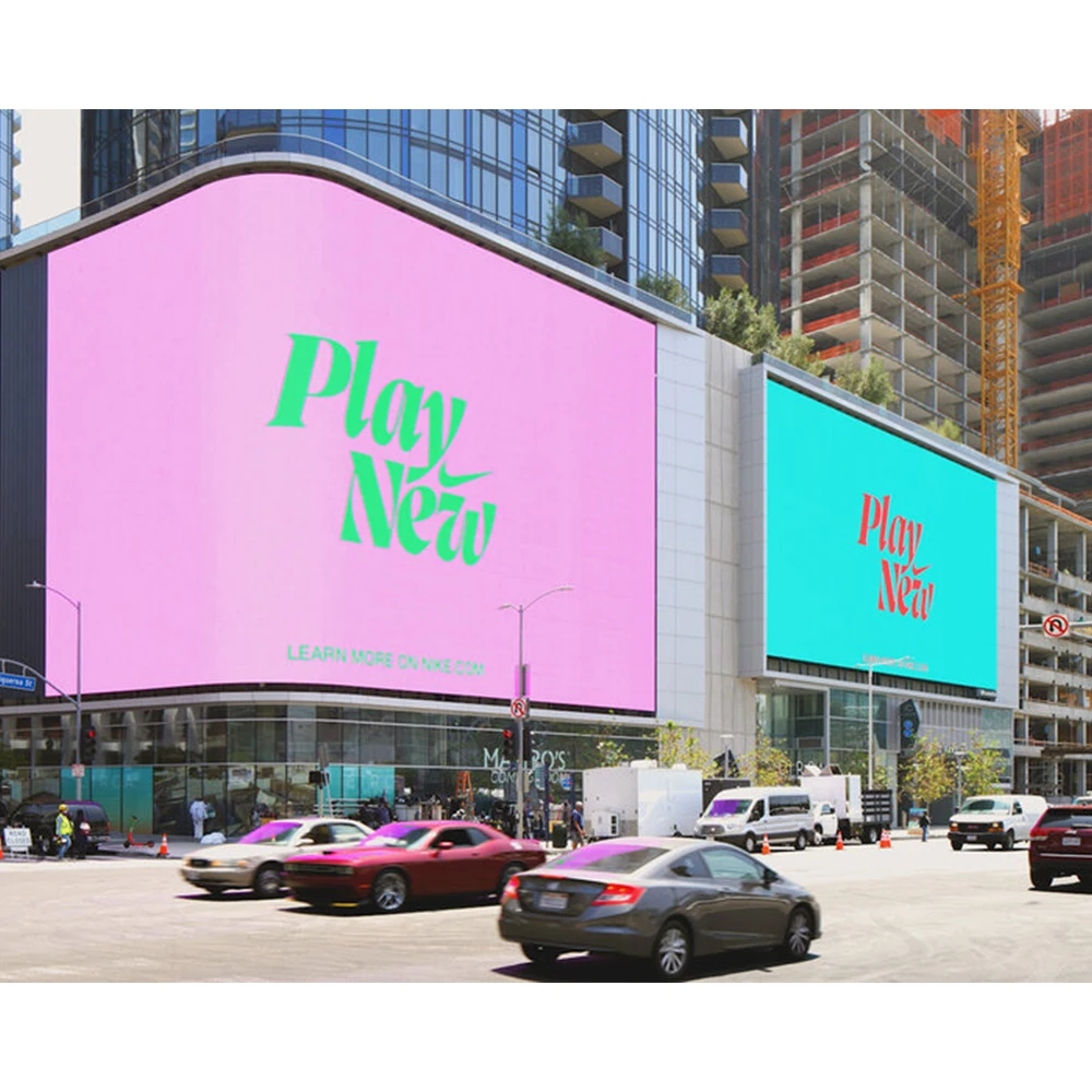 Pantalla 3D Publicidad наружная реклама светодиодная стена 5D дисплей Панель экран 3 D видео формат воспроизведения виртуальный гигант