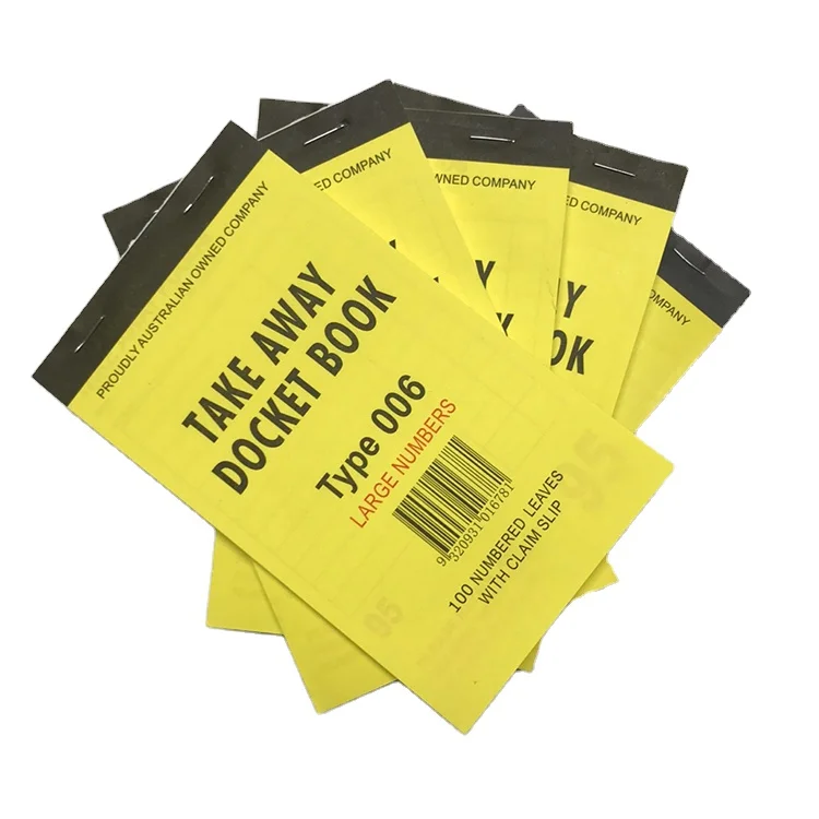 Custom AU docket book paper Custom Design AU docket book