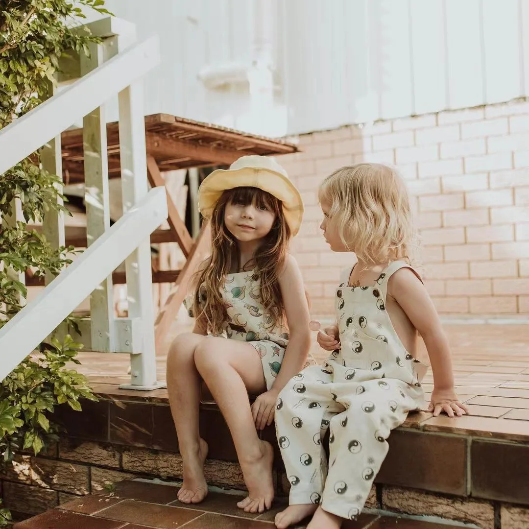 Hot Sale Unisex Baby Infant Romper Toddler Girl Boy Denim Overalls Kids Jeans Jumpsuit Kids Printed Jumpers