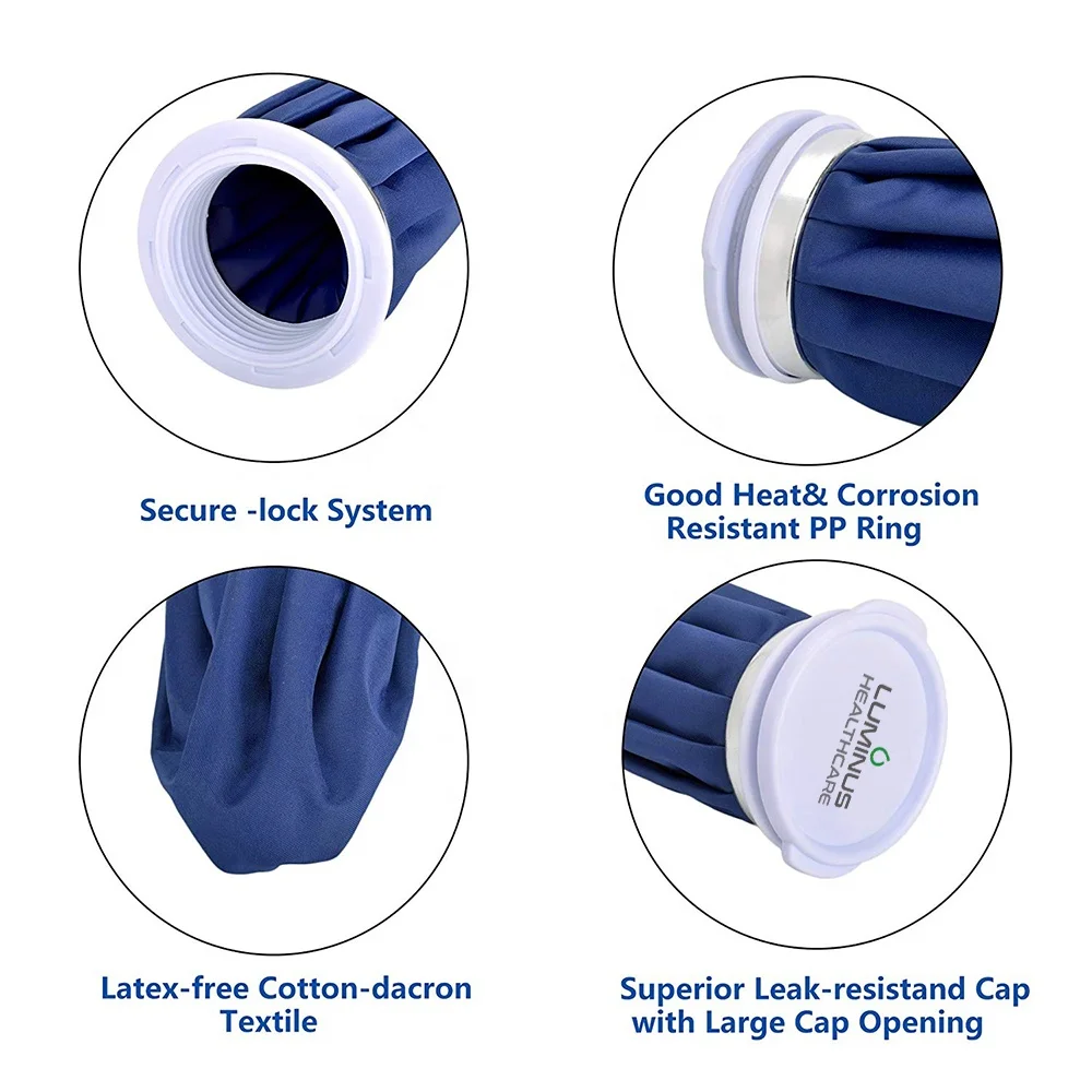 Waterproof fabric medic cloth ice bag reusable hot cold pack for pain relief