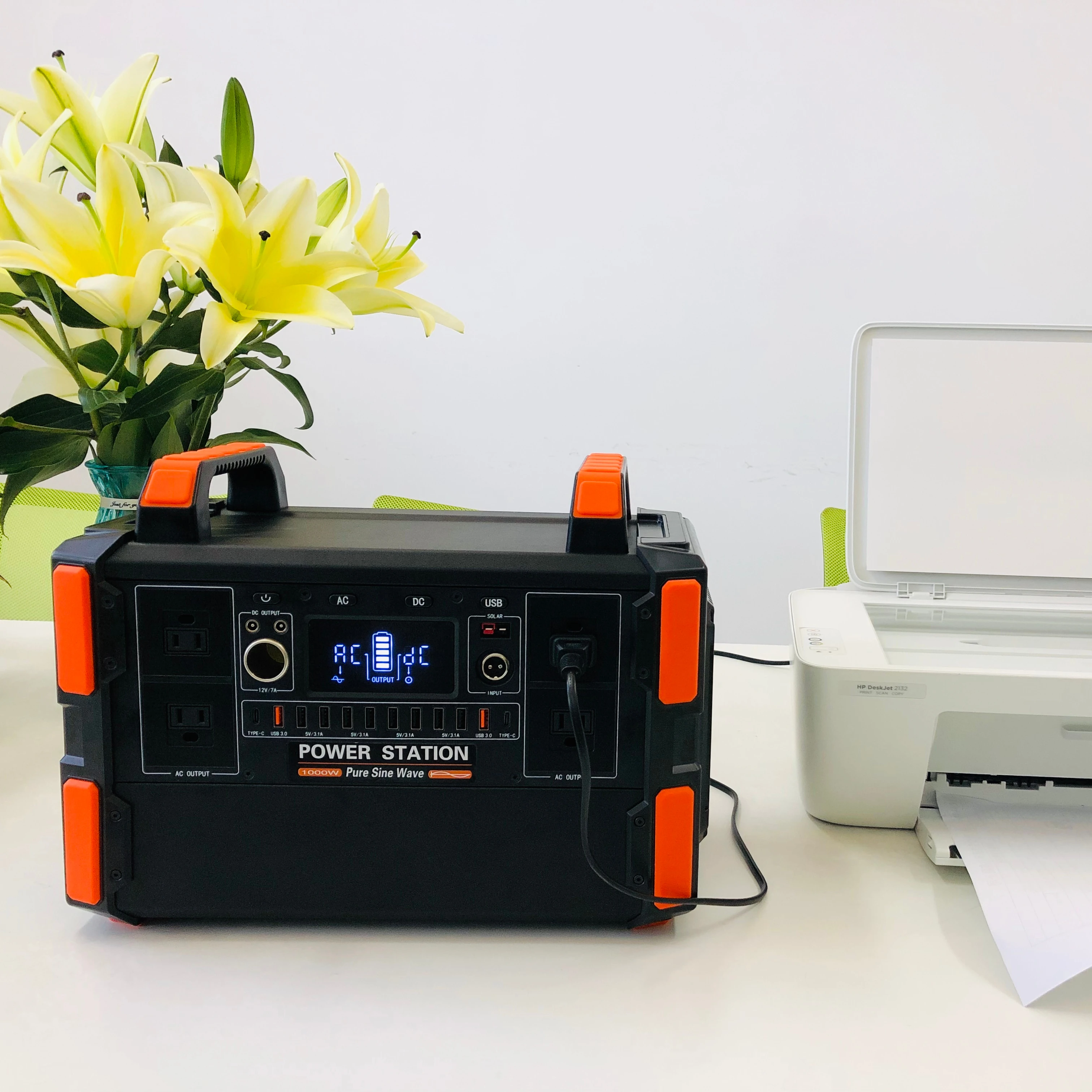 New Arrival Portable Power Generator Solar 12V 1000W Battery Power Bank for Emergency Camping