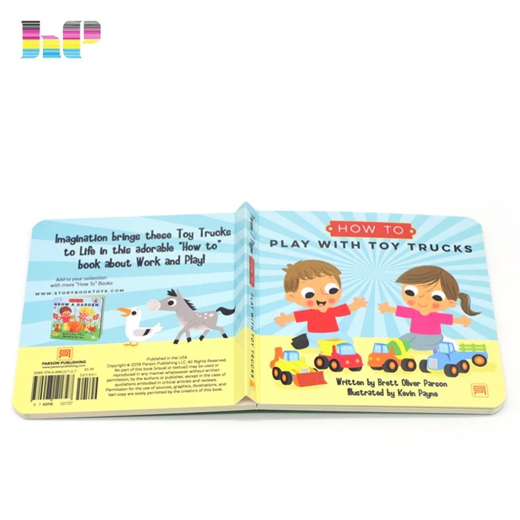 Cheap Wholesale cardboard children book Printing Comic Story Board Book for kids