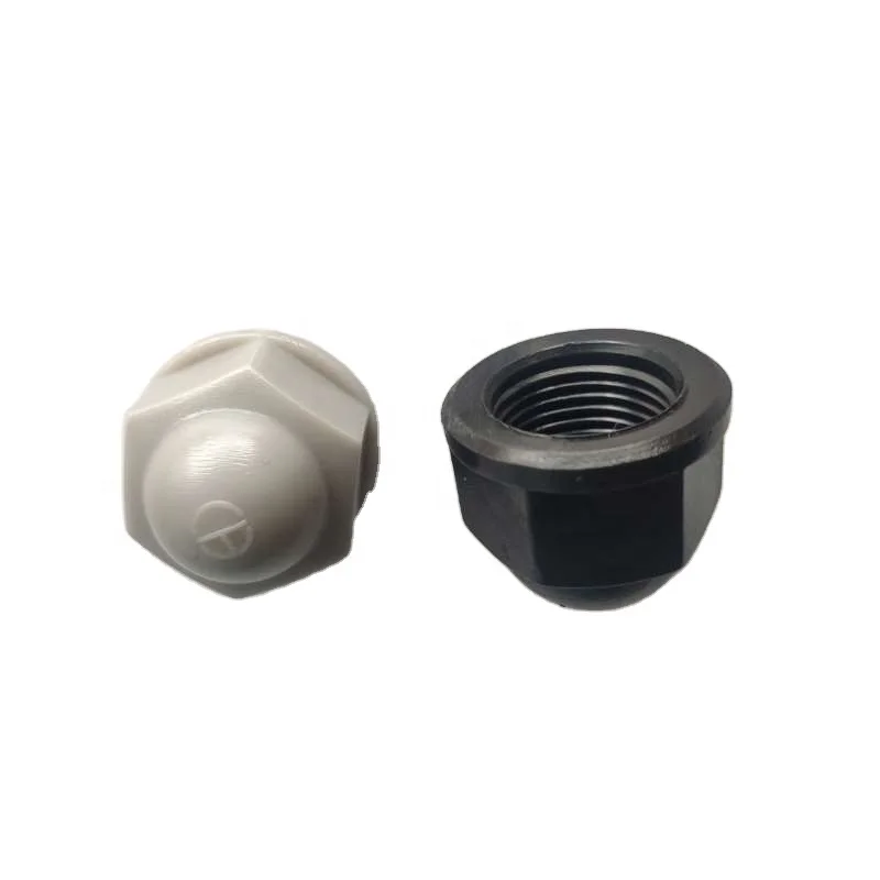 M3 - M10 Decorative Nylon Plastic Cap Hex Hexagon Acorn Domed Cap Nuts