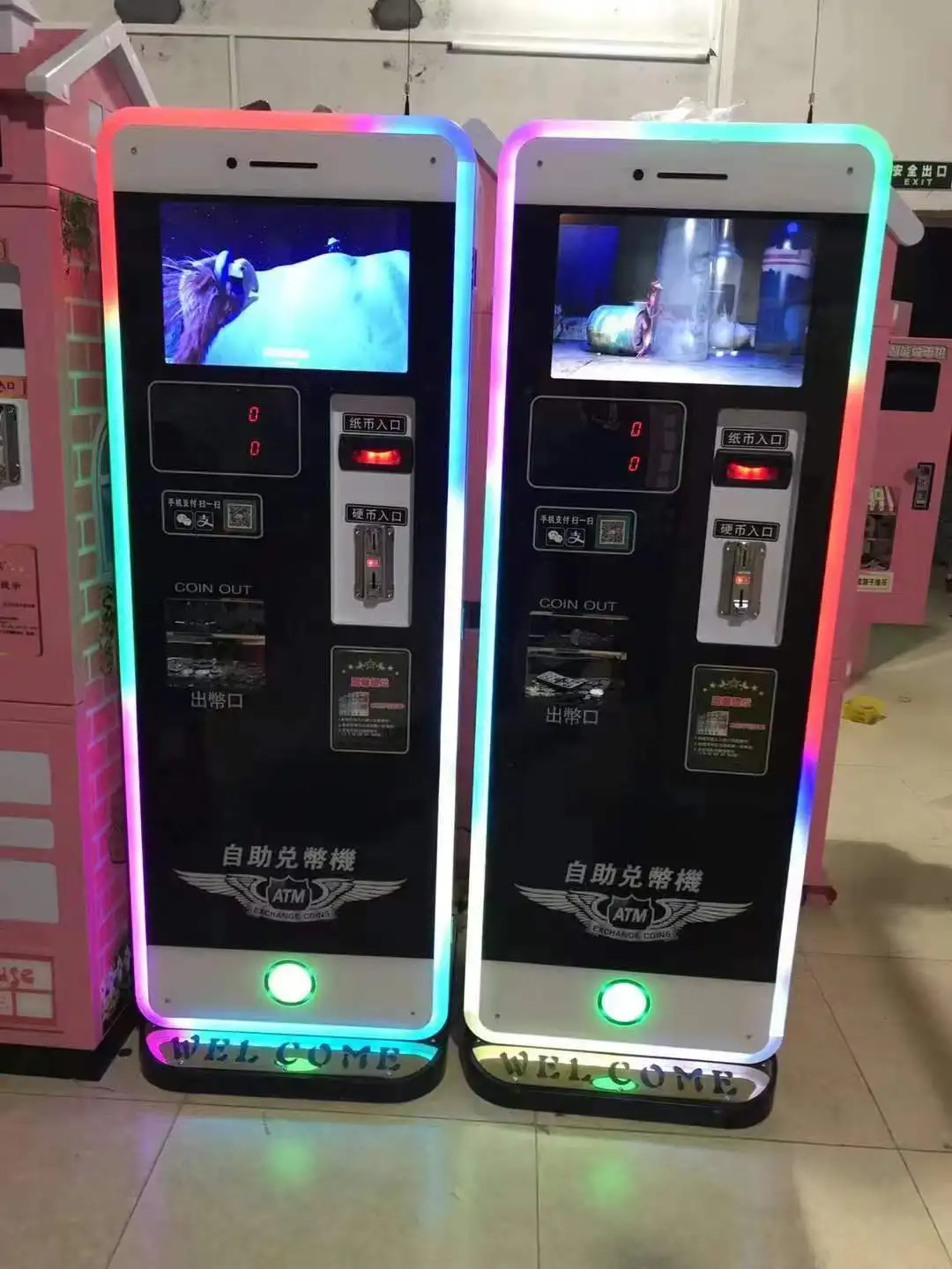 Factory Direct Supply Automatic Paper Cash Exchange Coin Machine Self Service Changer Coin Machine For Amusement Park