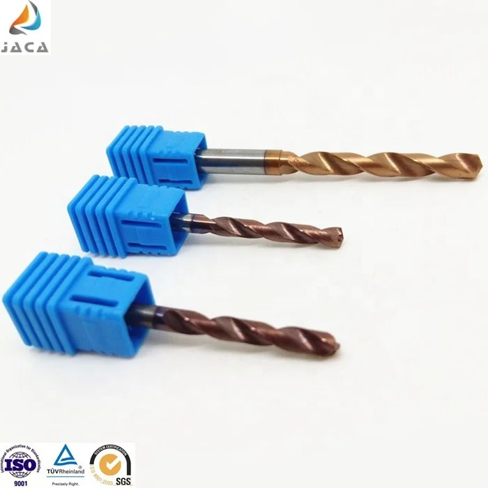 High Speed Coolant-Fed Solid Carbide Drill Bits For Steel Drilling