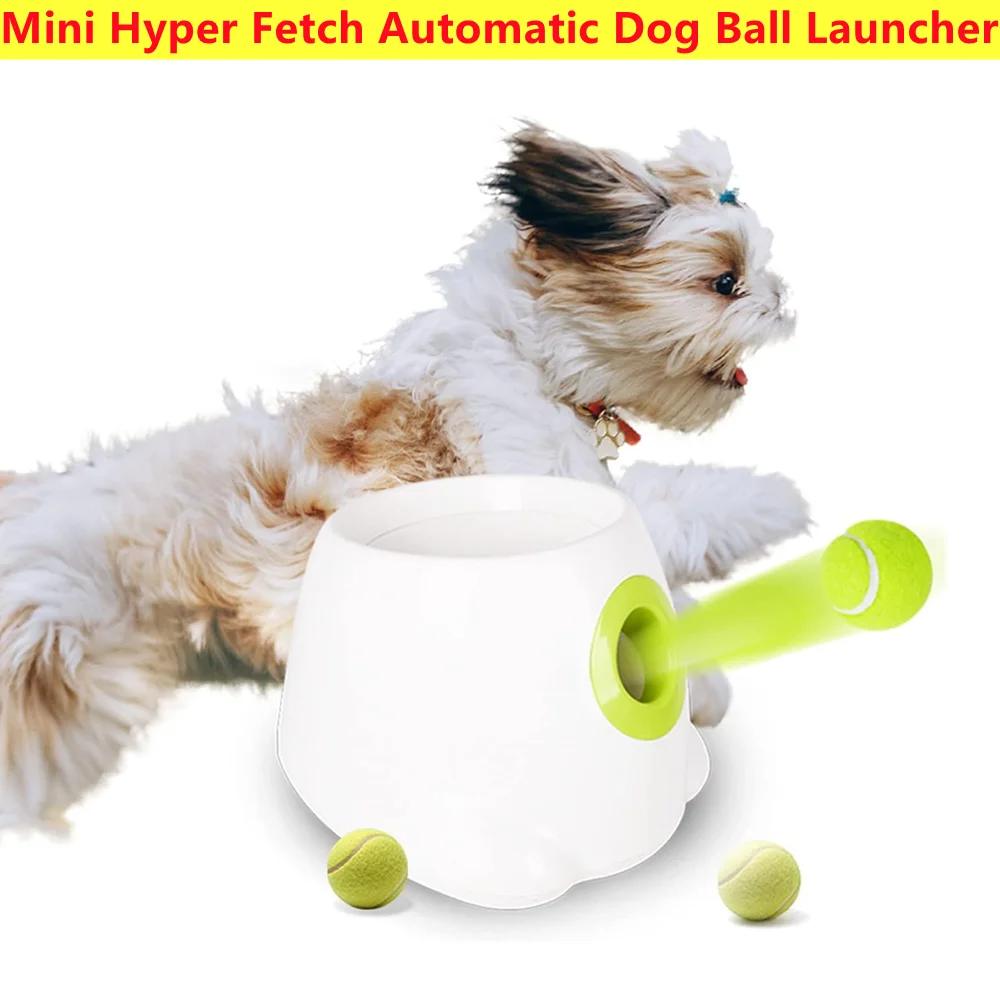 Hot Selling Interactive Dog Pet Toys Balls Throwing Launcher Pet Ball Launcher Thrower With Treat Dispenser - 3 Tennis Balls