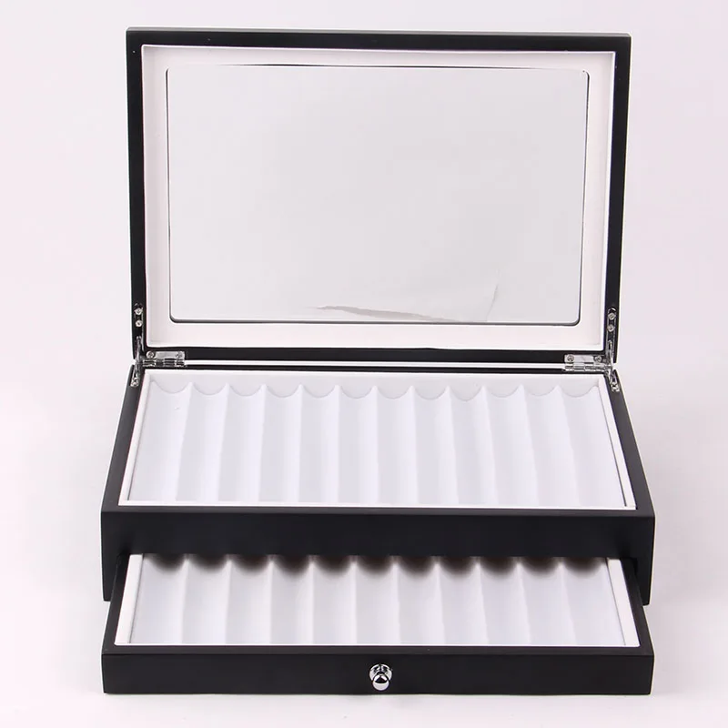 
Luxury Gift Pen Packaging Box 23 Slots Pen Organizer Box Wooden Pen Box Wholesale 