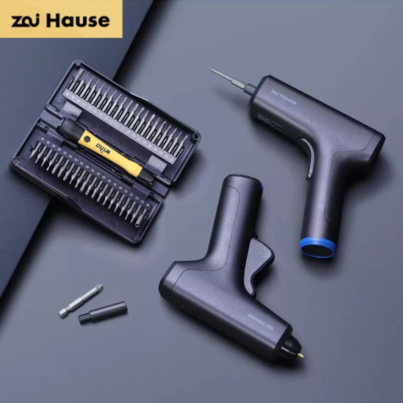 
Original Xiaomi Youpin Zai House Electric Screwdriver Set Hot Melt Glue Gun Precision Screwdriver Set Repair Tools Repair Tools 