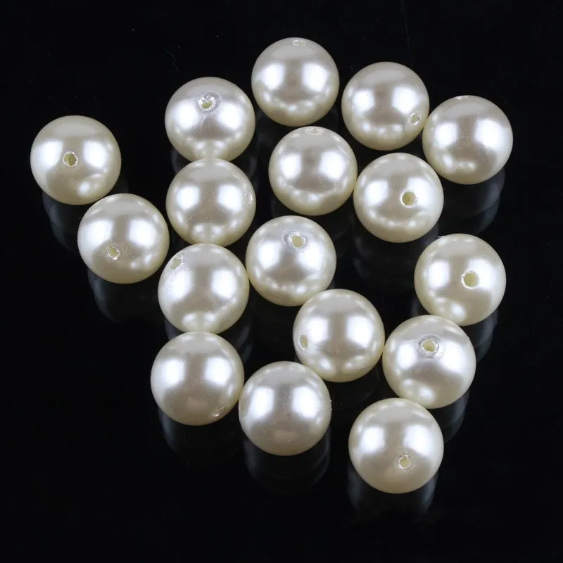 2024 Hot Selling Wholesale High Quality DIY Accessories 12mm Resin ABS Pearl Jewelry Pendant