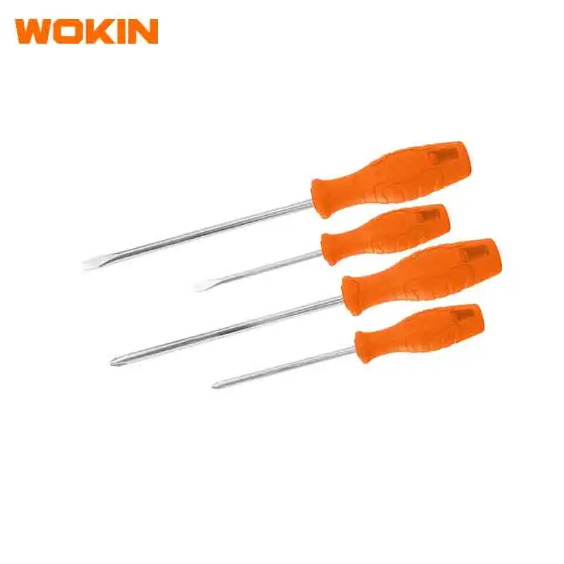 WOKIN 202604 4pcs 40cr Magnetic Screwdriver Tool Set With Rapid Rotation Design
